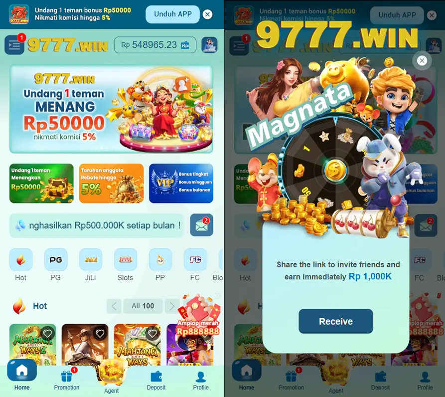 9777 Masuk Resmi 2026 Aplikasi